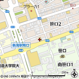 じゅうじゅうカルビ 新潟駅南店周辺の地図