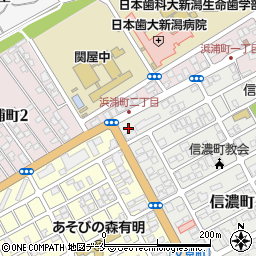 セブンイレブン新潟信濃町店周辺の地図