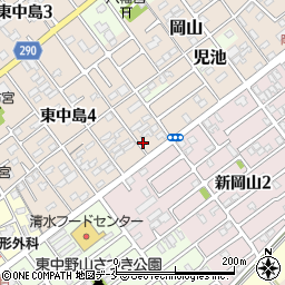 田中書道塾周辺の地図