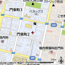 江戸久餃子店周辺の地図