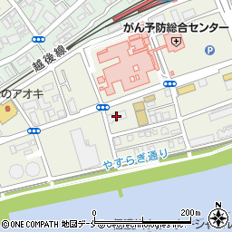 ファミリーマート新潟川岸二丁目店周辺の地図