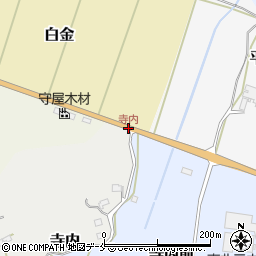 寺内周辺の地図