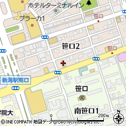 マクドナルド新潟駅南店周辺の地図