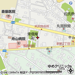 山交観光株式会社米沢案内所周辺の地図