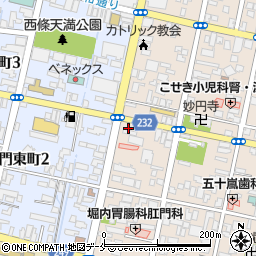 八百勘本店周辺の地図