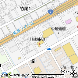 ニッポンレンタカー新潟本社周辺の地図