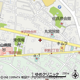 山形県米沢市駅前2丁目2-60周辺の地図
