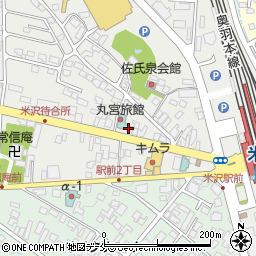 峠の力餅米沢支店周辺の地図