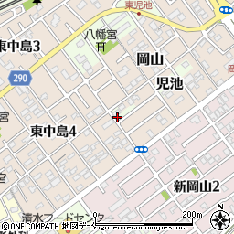 岡山整体療院周辺の地図