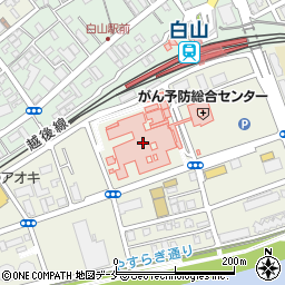 ヤマザキＹショップ県立がんセンター新潟病院店周辺の地図