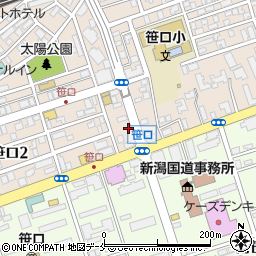 上信観光バス新潟周辺の地図
