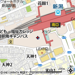 ＮＰＣ２４Ｈ新潟駅西駐車場周辺の地図