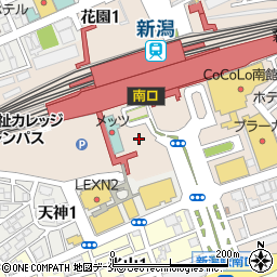 新潟駅南口広場自家用自動車整理場駐車場周辺の地図