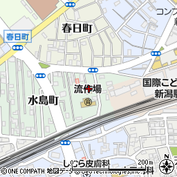 セブンイレブン新潟水島町店周辺の地図