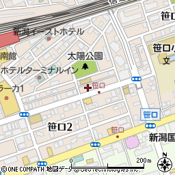 カナエ新潟支店周辺の地図