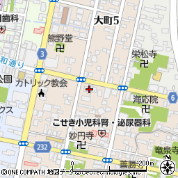 山形共立株式会社米沢営業所周辺の地図