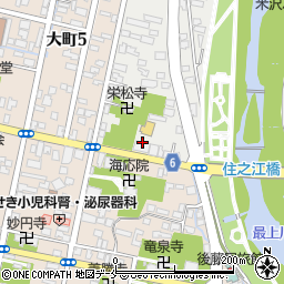 株式会社米沢牛黄木　グルメプラザ金剛閣周辺の地図