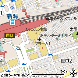 新潟大学　駅南キャンパスときめいと周辺の地図