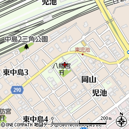 新潟県新潟市東区児池周辺の地図