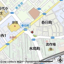 新潟県新潟市中央区春日町7-21周辺の地図