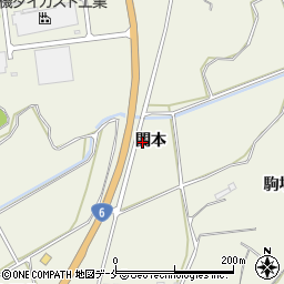 宮城県亘理郡山元町坂元関本周辺の地図