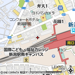 上信越工事新潟工事区周辺の地図