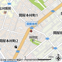 新潟関屋本村郵便局周辺の地図