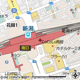 新潟県警察本部鉄道警察隊事務室周辺の地図