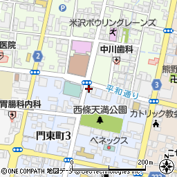 くいもの屋 わん 米沢中央店周辺の地図