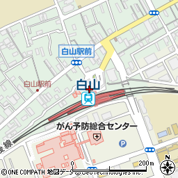 新潟中央警察署白山駅前交番周辺の地図
