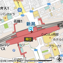 亜麵坊 CoCoLo新潟店周辺の地図