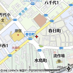 新潟県新潟市中央区春日町7周辺の地図