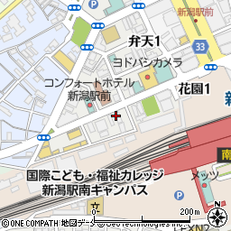 鍛二丁新潟店周辺の地図