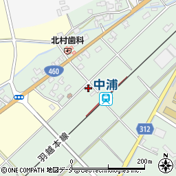 新潟県新発田市下飯塚102周辺の地図