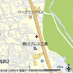 山形県米沢市花沢244周辺の地図