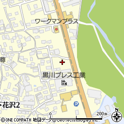 山形県米沢市花沢245周辺の地図