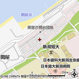 新潟県新潟市中央区汐見台2周辺の地図