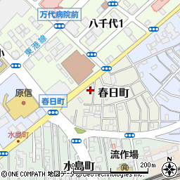 新潟県新潟市中央区春日町8周辺の地図