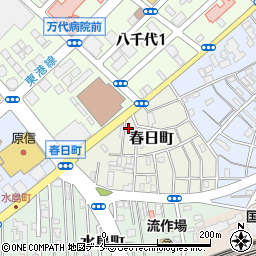 新潟県新潟市中央区春日町8-13周辺の地図