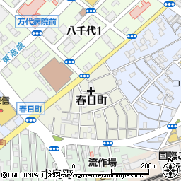新潟県新潟市中央区春日町10-8周辺の地図