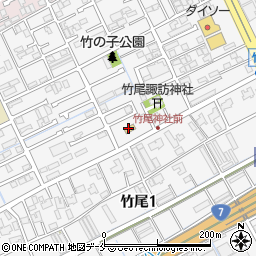 セブンイレブン新潟竹尾３丁目店周辺の地図