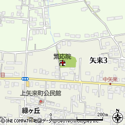 繁応院周辺の地図