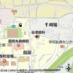 谷津歯科医院周辺の地図
