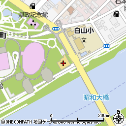 新潟市音楽文化会館周辺の地図