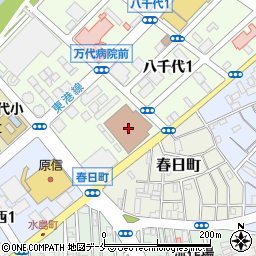 新潟市社会福祉協議会　福祉相談支援課あんしんサポート新潟周辺の地図