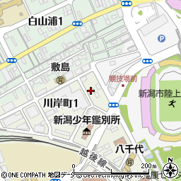 猟友会県事務局周辺の地図