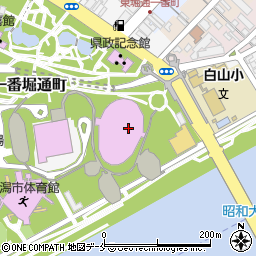 新潟市民芸術文化会館・りゅーとぴあ貸館お問い合わせ周辺の地図