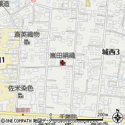 嵐田絹織株式会社周辺の地図