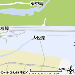 宮城県伊具郡丸森町大豆栗周辺の地図
