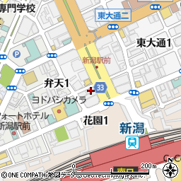 The Liffey Tavern 1 新潟駅前店周辺の地図